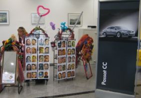 Event Kinderschminken und Luftballon-Modellage im AUDI Autohaus Göthlingin Kelkheim